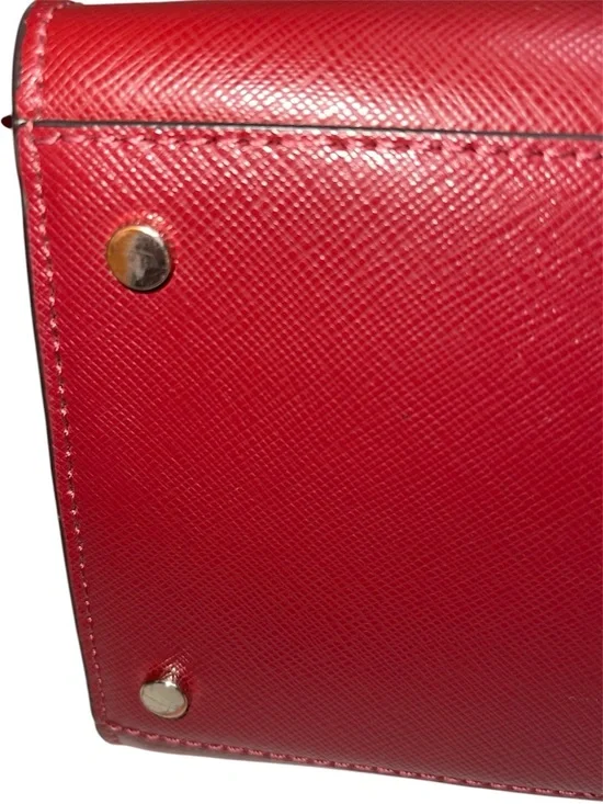 Kate Spade Staci Medium Satchel Bag Red - Picture 5 of 6